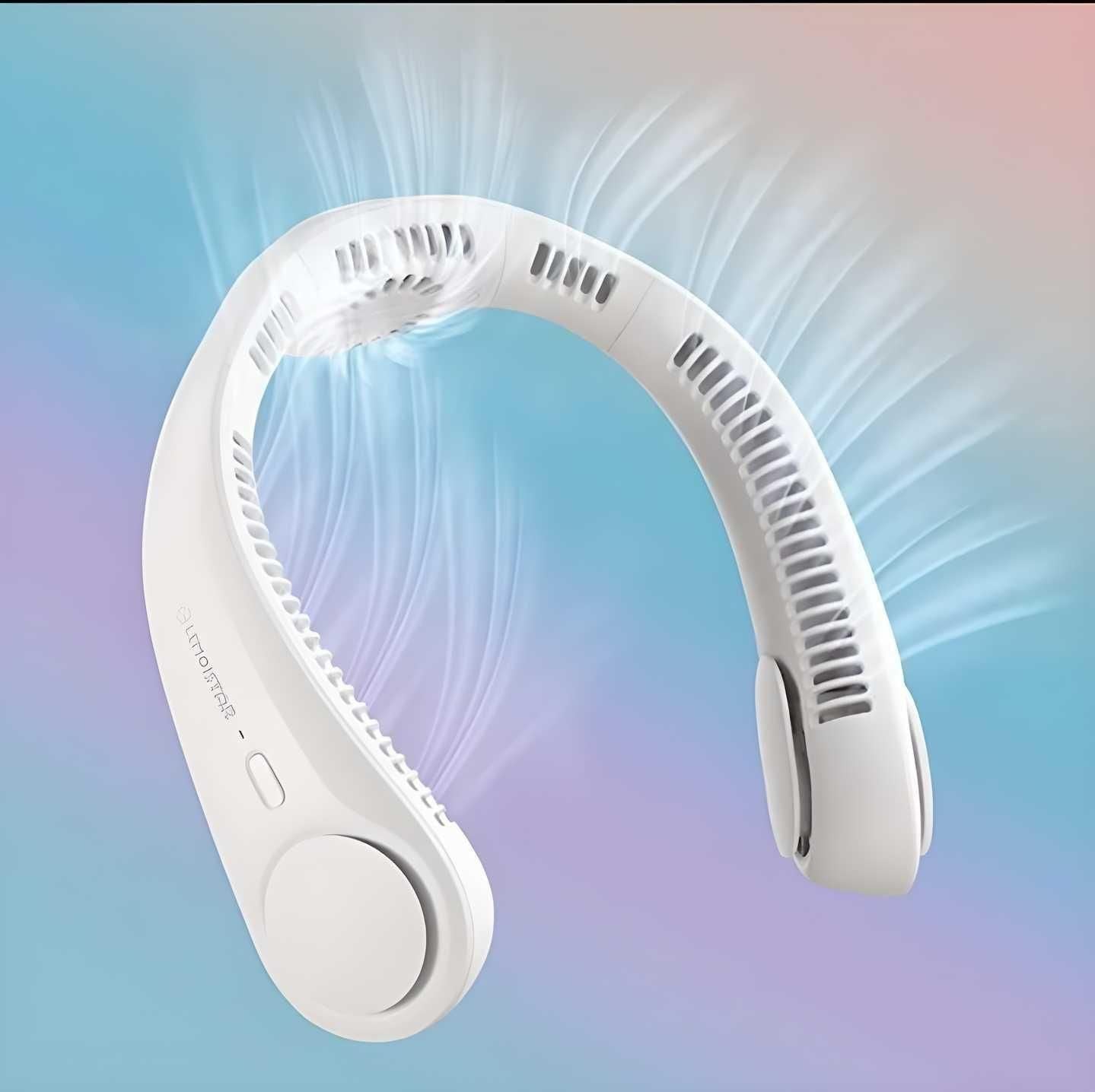 Portable Bladeless Rechargeable Neck Fan – USB Powered