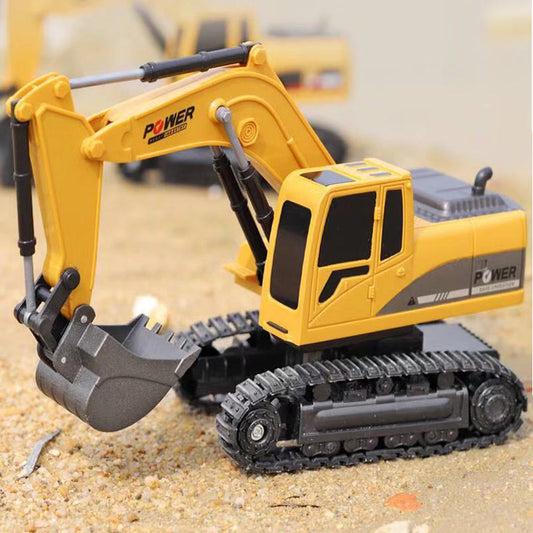 Remote Control Excavator with Lights & Sound – Alloy Construction Toy ⚒️