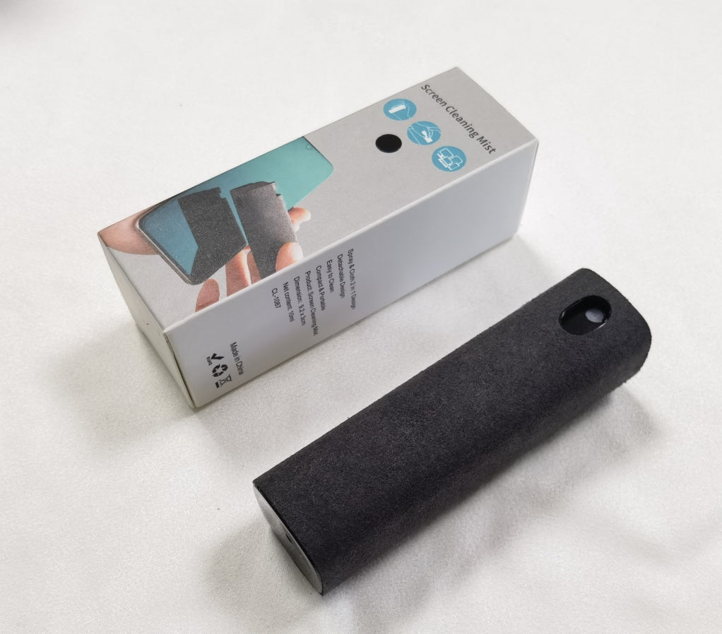 2-in-1 Portable Screen Cleaner Spray & Wipe Kit