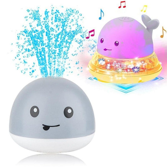 Baby Whale Bath Toy – LED Light & Spray Fountain