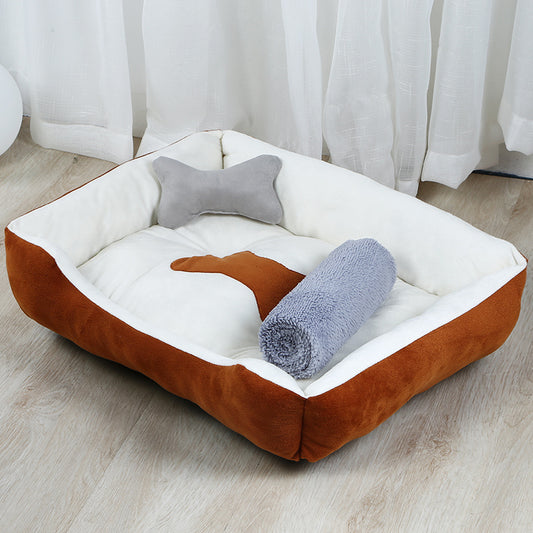 Large Dog Bed – Plush Kennel