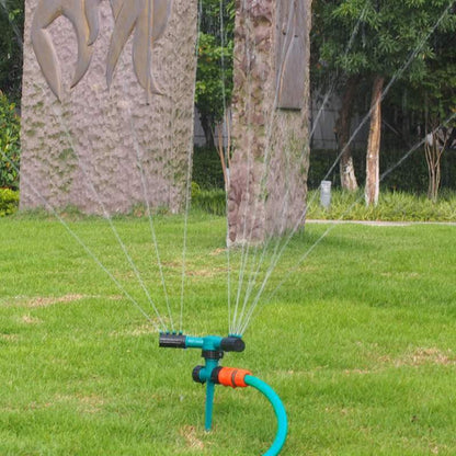 360° Automatic Rotating Lawn Sprinkler | Adjustable Garden Irrigation Tool