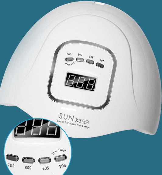 UV LED Nail Lamp Dryer 120W – Quick-Dry Gel Nail Polish & Glue