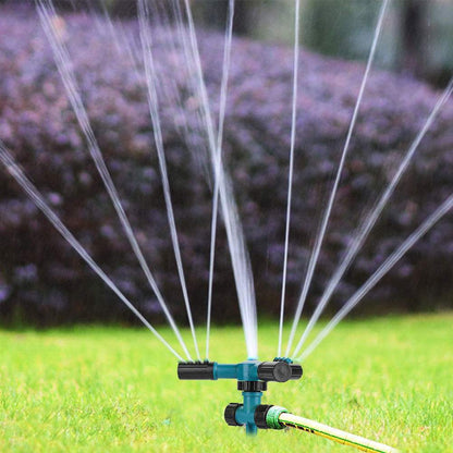 360° Automatic Rotating Lawn Sprinkler | Adjustable Garden Irrigation Tool