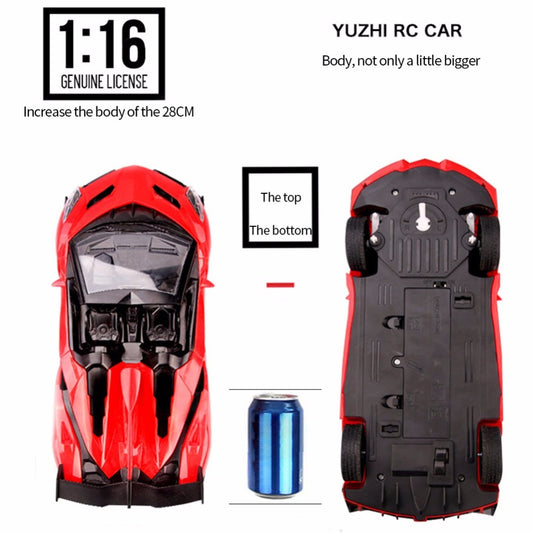 Remote Control Car – 1:16 RC Toy with LED Lights for Kids