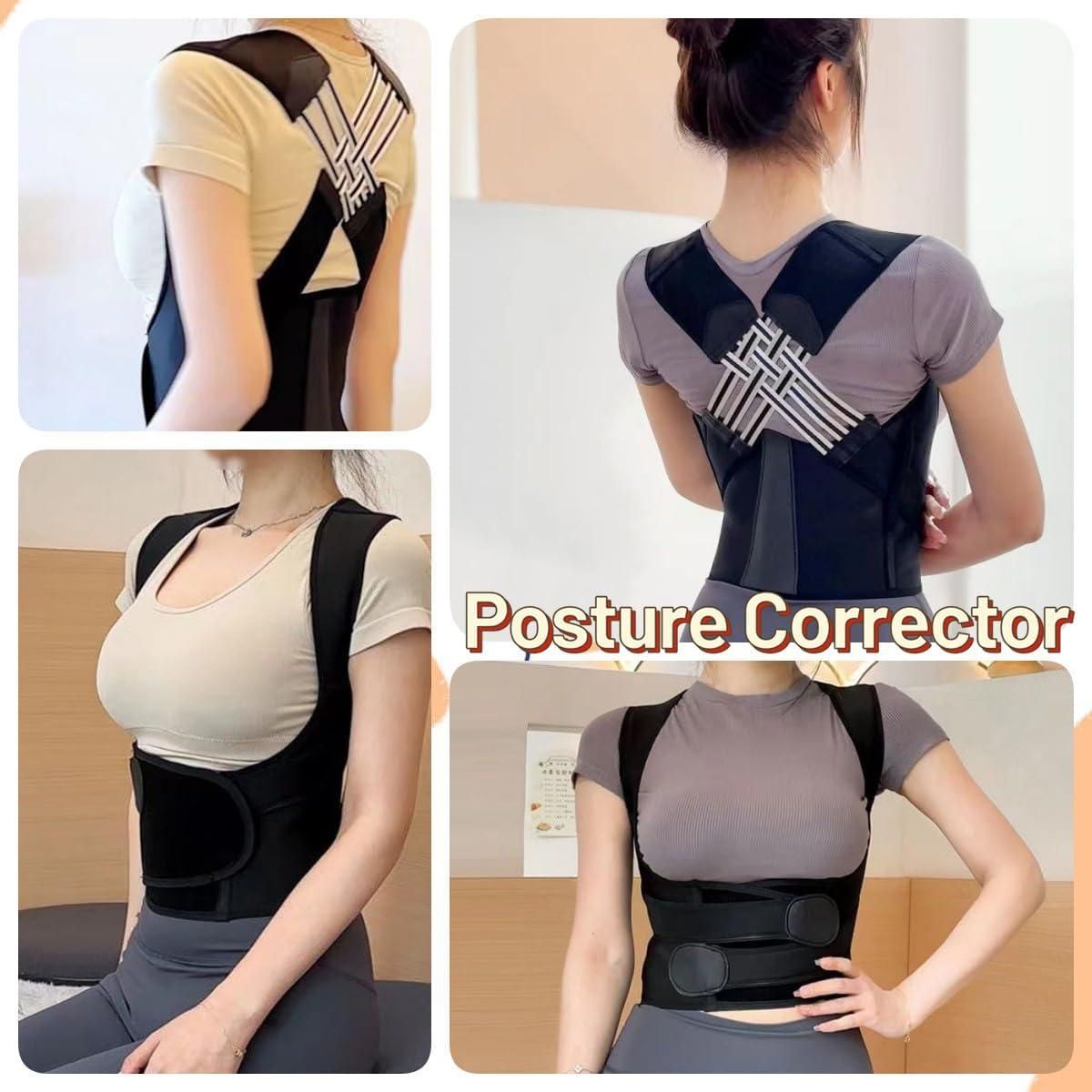 Adjustable Posture Corrector Belt for Men & Women | Upper Back & Shoulder Support