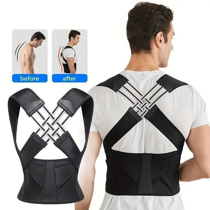 Adjustable Posture Corrector Belt for Men & Women | Upper Back & Shoulder Support