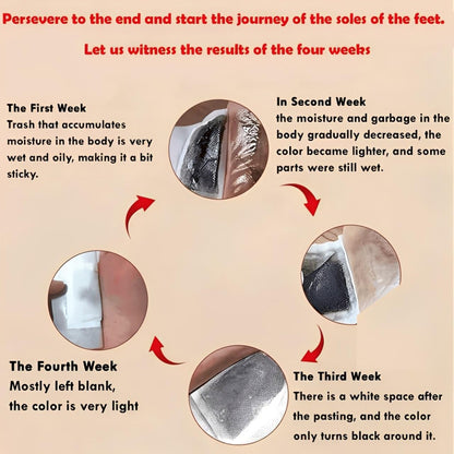 Herbal Detox Foot Pads – Overnight Body Cleanse & Relax (Pack of 10)