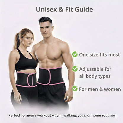 Adjustable Waist Trimmer Belt for Men & Women