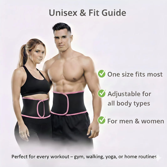 Adjustable Waist Trimmer Belt for Men & Women