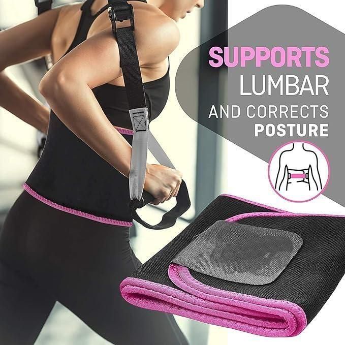Adjustable Neoprene Waist Trimmer Belt for Men & Women
