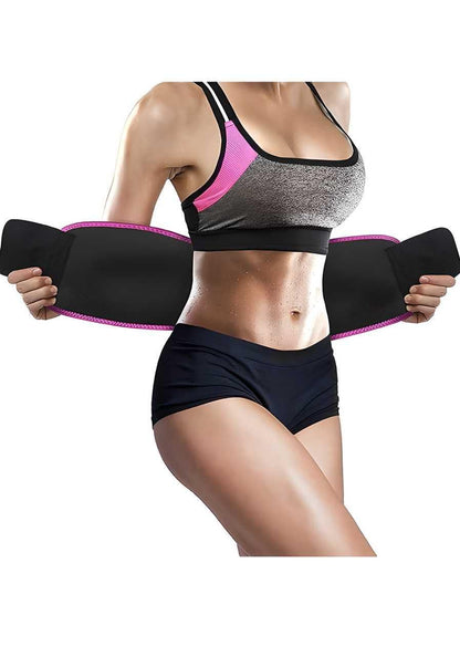 Adjustable Neoprene Waist Trimmer Belt for Men & Women