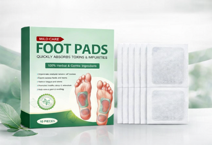 Herbal Detox Foot Pads – Overnight Body Cleanse & Relax (Pack of 10)