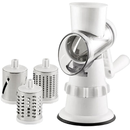 3 in 1 Vegetable Slicer Manual Grater Shredder Cutter Kitchen Gadget