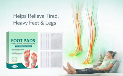 Herbal Detox Foot Pads – Overnight Body Cleanse & Relax (Pack of 10)