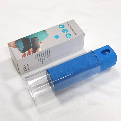 2-in-1 Portable Screen Cleaner Spray & Wipe Kit