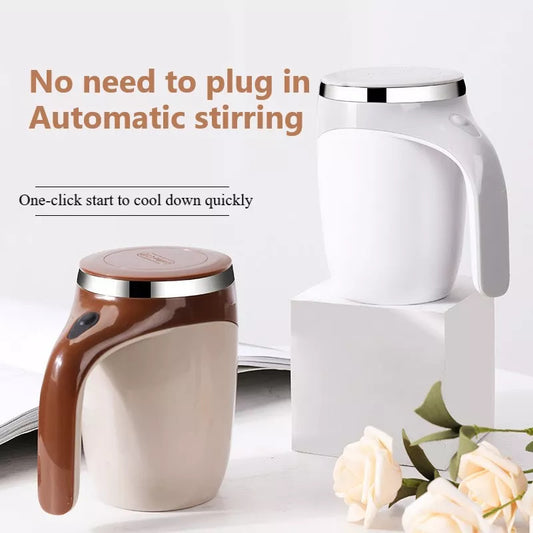 Rechargeable Automatic Self-Stirring Coffee Cup | Magnetic Electric Mixing Mug