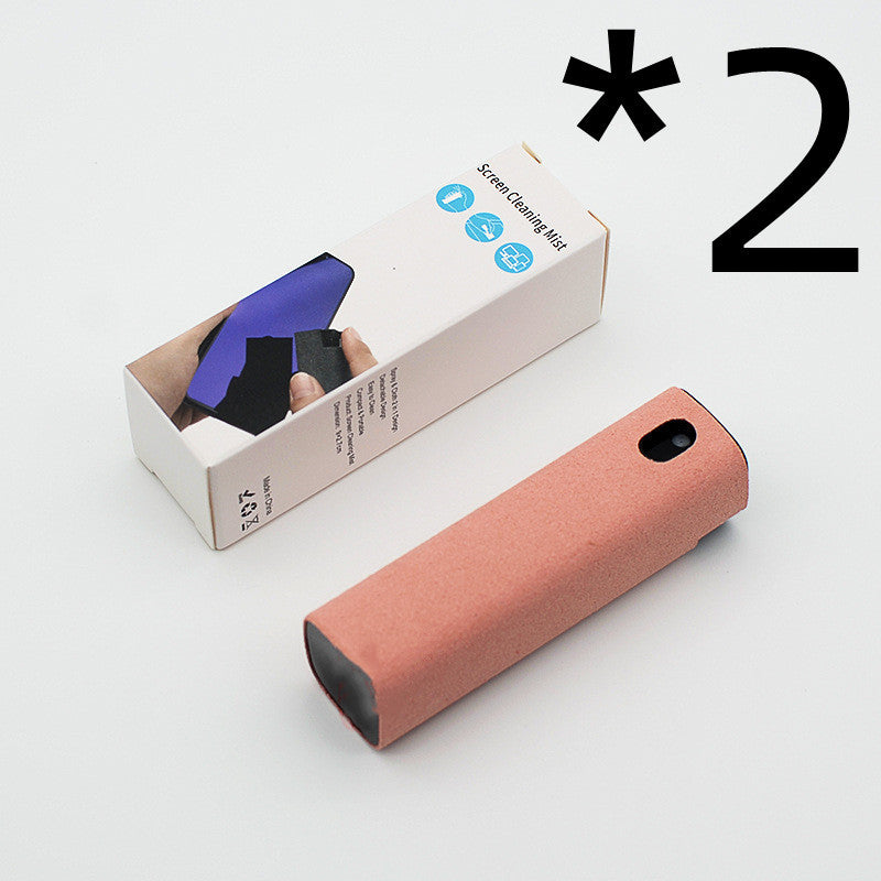 2-in-1 Portable Screen Cleaner Spray & Wipe Kit