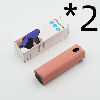 2-in-1 Portable Screen Cleaner Spray & Wipe Kit