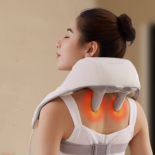 Rechargeable Shoulder & Neck Massager with Heat & Kneading